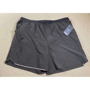 VRST Men's 2XL (XXL) Enthusiast Train Shorts Pure Black